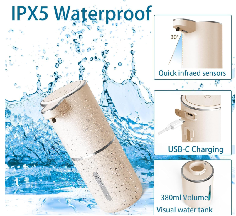 USB Rechargeable Automatic Soap Dispenser