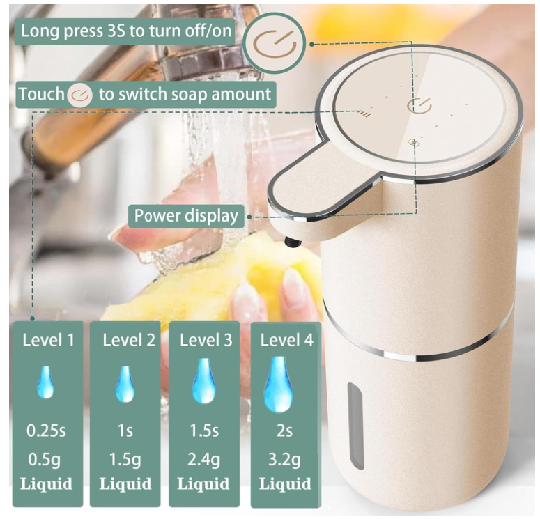 USB Rechargeable Automatic Soap Dispenser