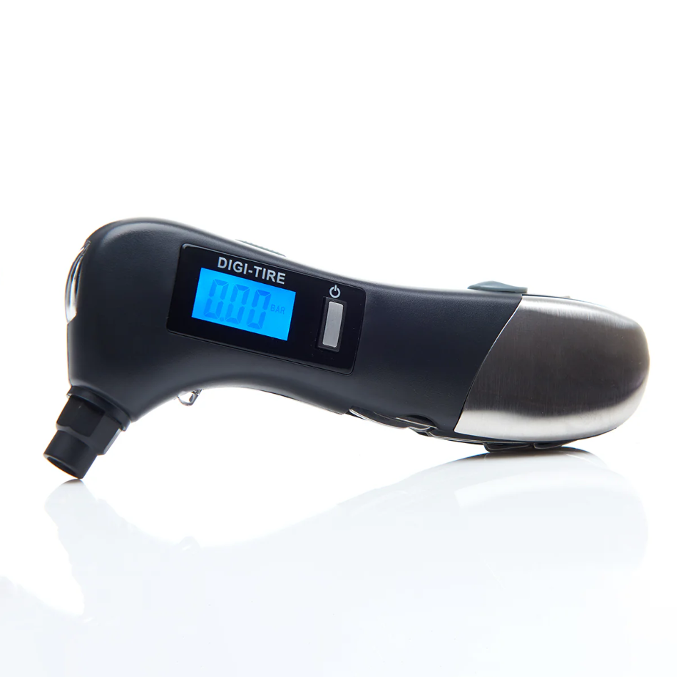 Car Emergency Tool with Digital Tire Gauge by ACTIVE PLUSE