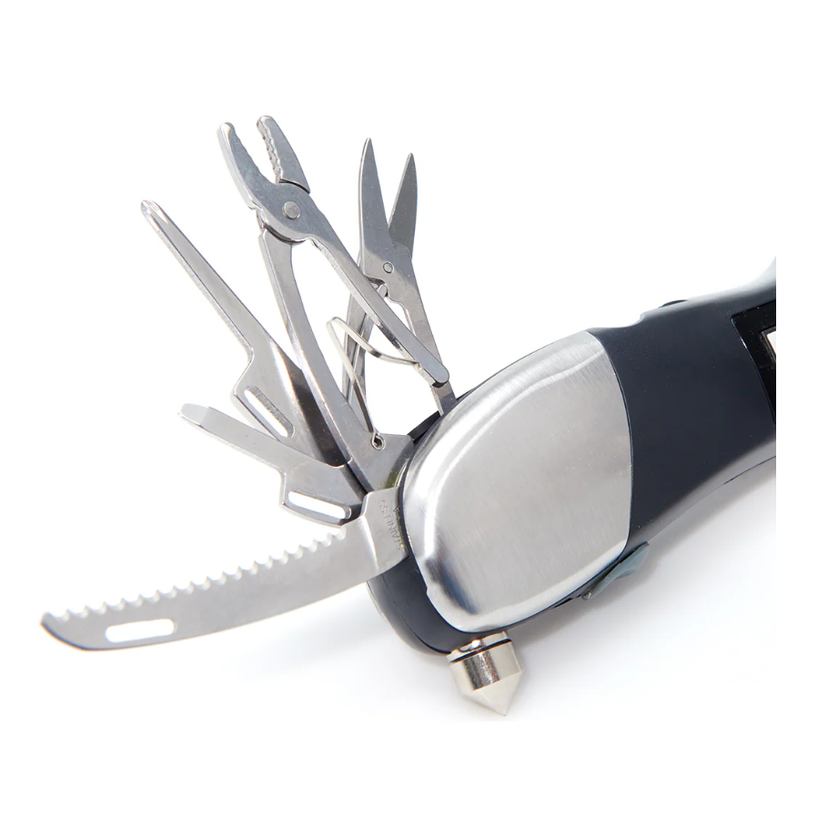Car Emergency Tool with Digital Tire Gauge by ACTIVE PLUSE