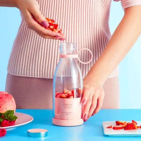 Portable Juicer Blender | USB Rechargeable | 6 Blades | 380ML