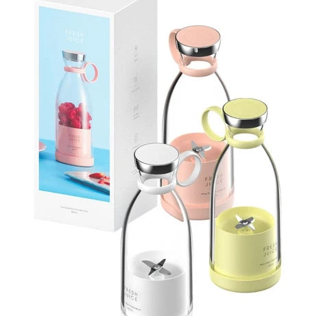 Portable Juicer Blender | USB Rechargeable | 6 Blades | 380ML